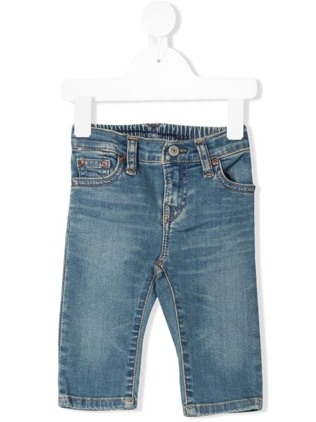  Polo Ralph Lauren Kids Faded-effect Jeans - Blue 