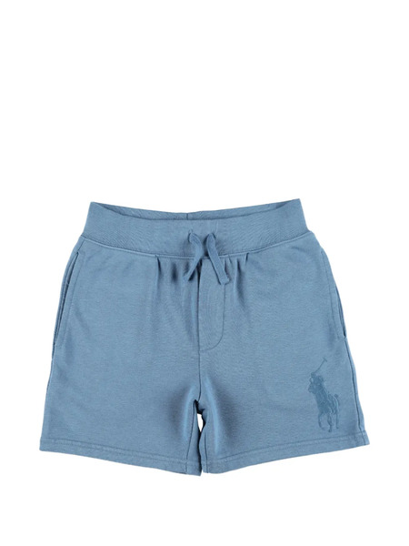  Polo Ralph Lauren Kids Fleece Drawstring Shorts - Blue 