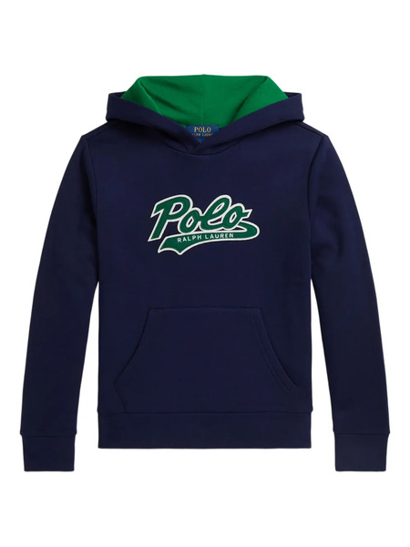  Polo Ralph Lauren Kids Hooded Logo Sweatshirt - Blue 