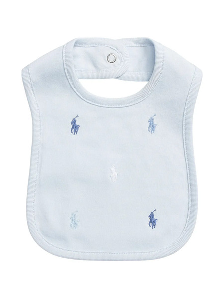  Polo Ralph Lauren Kids Logo-embroidered Bib - Blue 