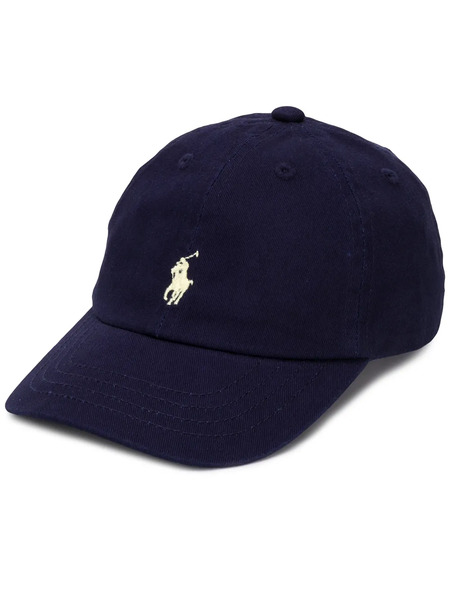  Polo Ralph Lauren Kids Logo Embroidered Panelled Cap - Blue 