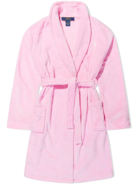  Polo Ralph Lauren Kids Logo-embroidered Robe - Pink 