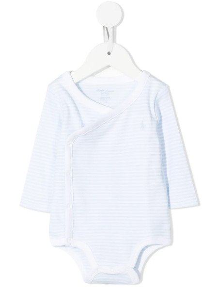  Polo Ralph Lauren Kids Logo-embroidered Striped Pyjamas - Blue 