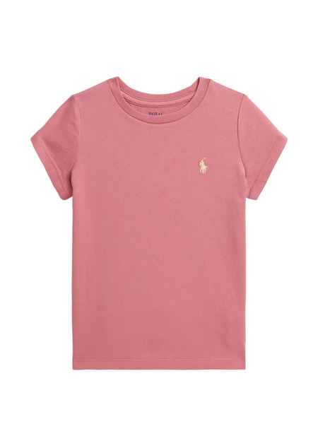  Polo Ralph Lauren Kids Logo-embroidered T-shirt - Pink 