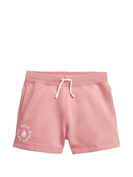  Polo Ralph Lauren Kids Logo-print Drawstring Shorts - Pink 