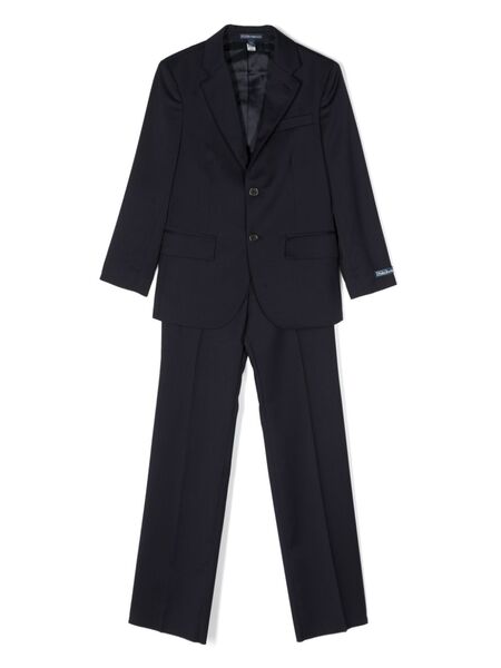  Polo Ralph Lauren Kids Notched-lapel Single-breasted Suit - Blue 