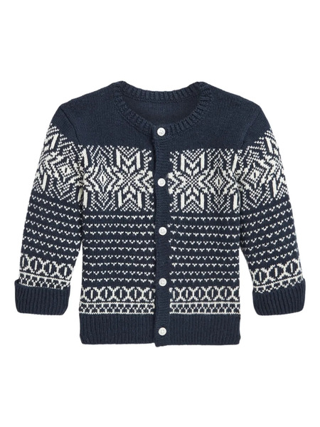  Polo Ralph Lauren Kids Patterned Cardigan - Blue 
