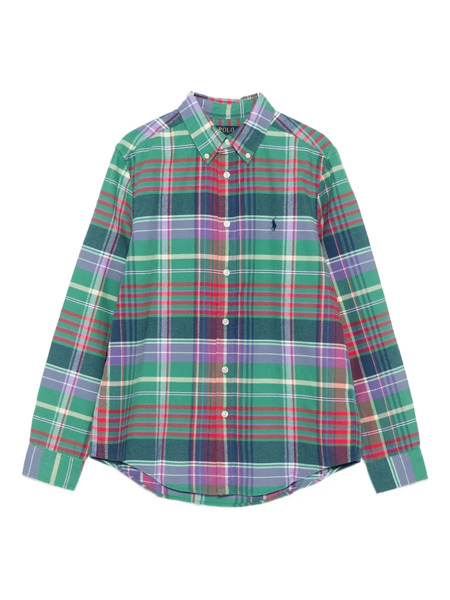  Polo Ralph Lauren Kids Plaid Shirt - Green 