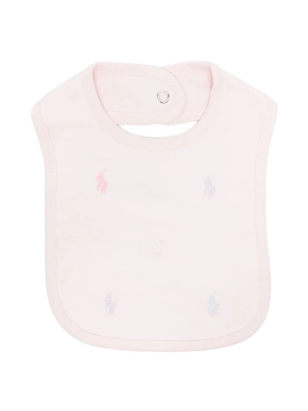  Polo Ralph Lauren Kids Polo Ponny Cotton Bib - Pink 
