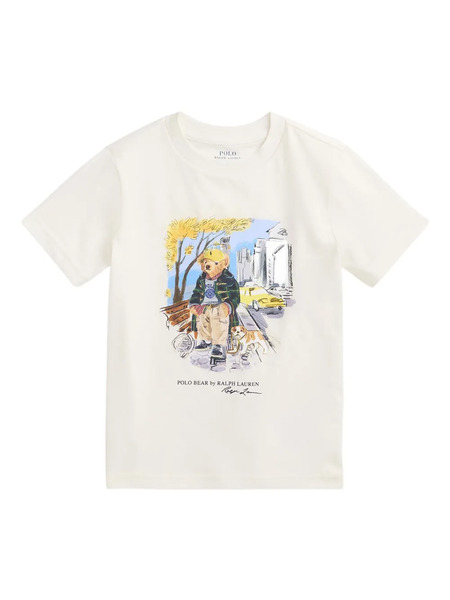  Polo Ralph Lauren Kids Print T-shirt - Neutrals 