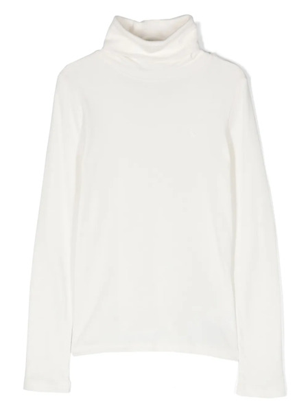  Polo Ralph Lauren Kids Roll-neck Long-sleeve Sweatshirt - White 