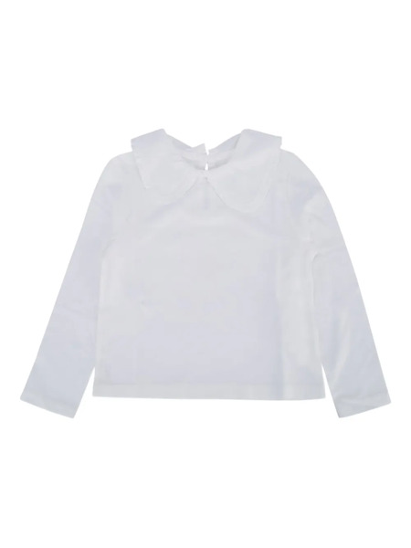  Polo Ralph Lauren Kids Ruffled-collar Blouse - White 