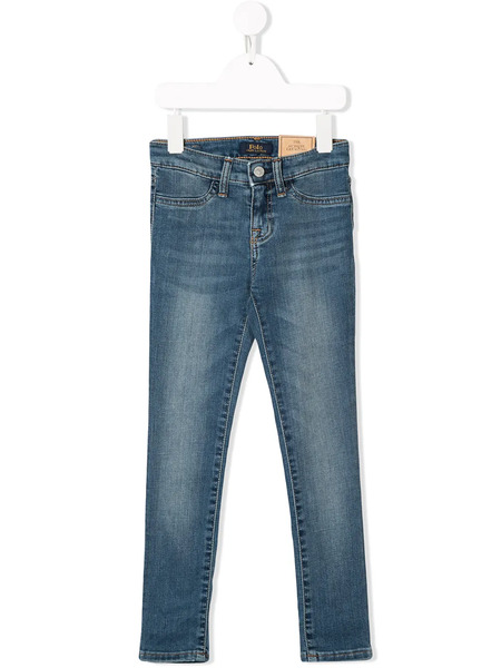  Polo Ralph Lauren Kids Slim Faded Jeans - Blue 