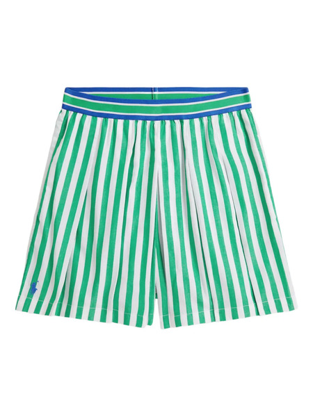  Polo Ralph Lauren Kids Striped Shorts - Green 