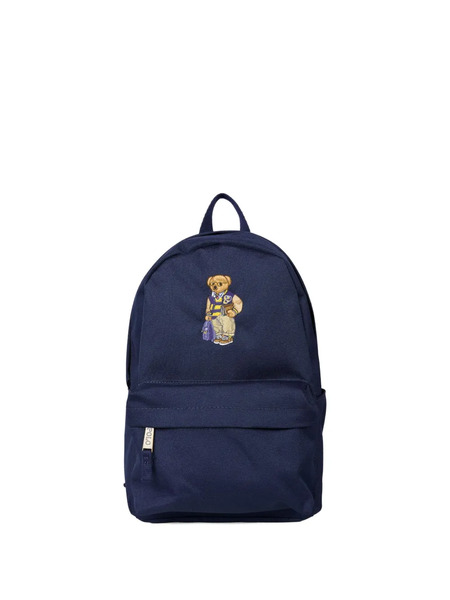  Polo Ralph Lauren Kids Teddy Bear-embroidered Backpack - Blue 