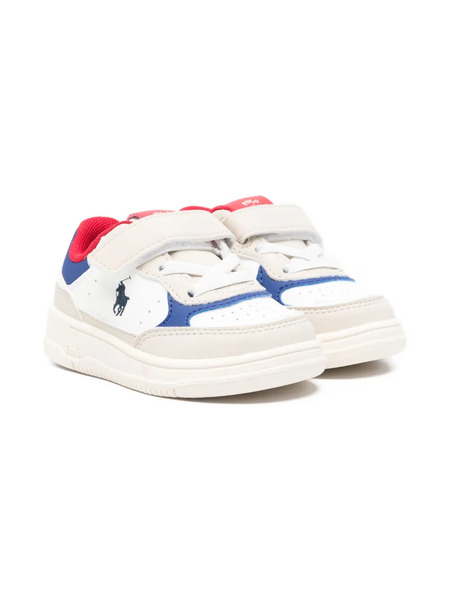 Polo Ralph Lauren Kids Touch-strap Sneakers - Neutrals 