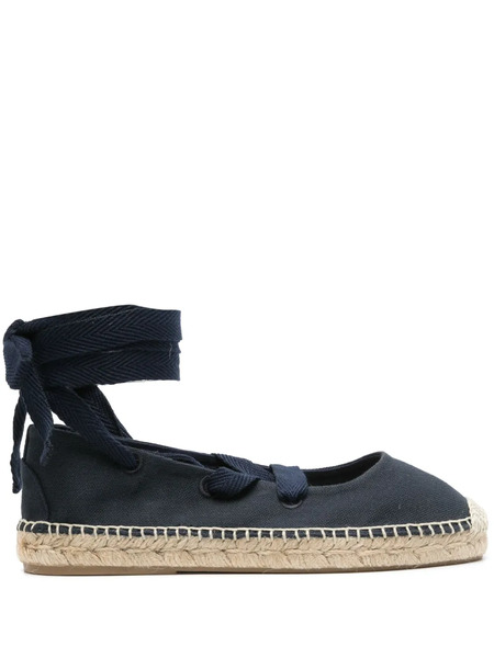  Polo Ralph Lauren Lace-up Flat Espadrilles - Blue 