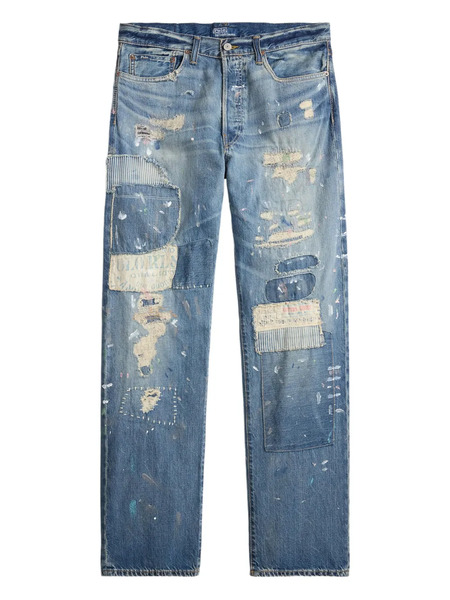  Polo Ralph Lauren Patchwork Jeans - Blue 