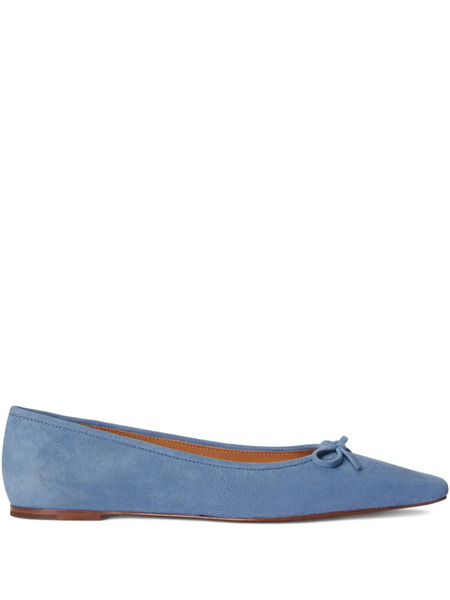  Polo Ralph Lauren Pointed Bow Ballet Flat - Blue 