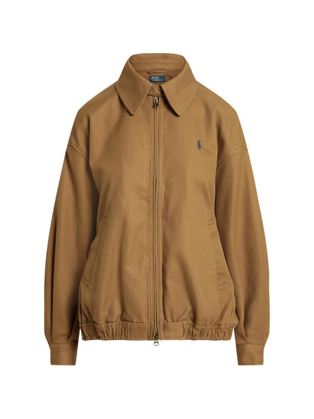  Polo Ralph Lauren Pony-embroidered Zip Jacket - Brown 