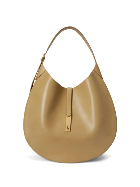  Polo Ralph Lauren Pony-plaque Leather Shoulder Bag - Neutrals 