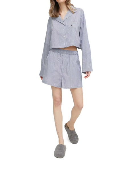  Polo Ralph Lauren Poplin Striped Pyjama Set - Blue 