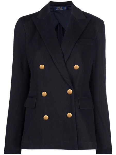  Polo Ralph Lauren Structured Double-breasted Blazer - Blue 