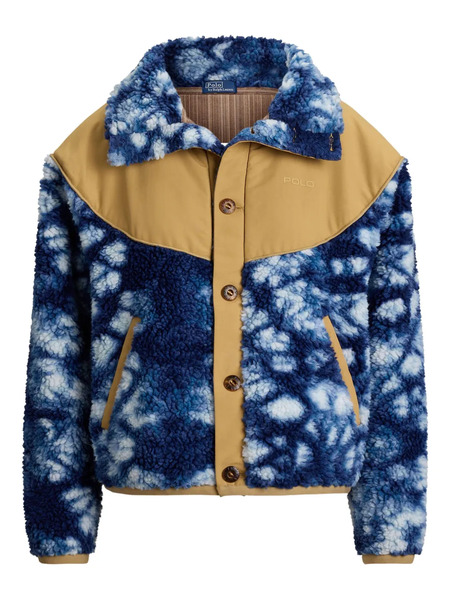  Polo Ralph Lauren Tie-dye Fleece Jacket - Blue 
