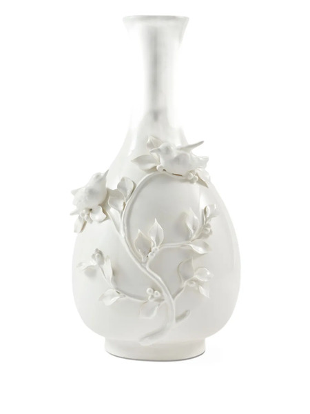  Polspotten Bird-adorned Porcelain Vase - Blue 