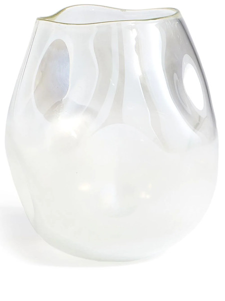  Polspotten Collision Glass Vase - White 
