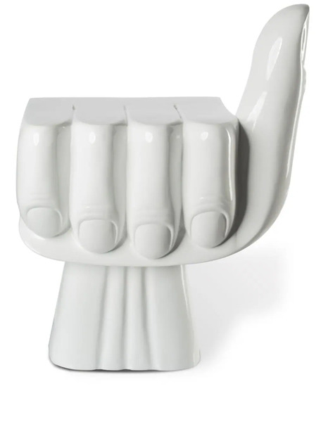  Polspotten Fist Lacquered Chair - White 