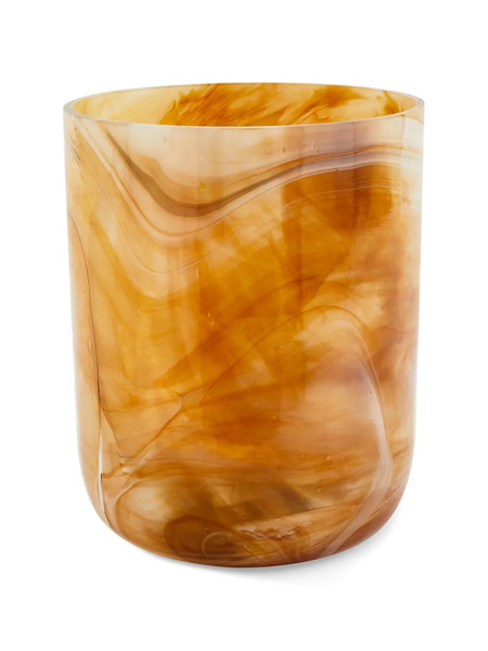  Polspotten Medium Marbled-glass Vase - Neutrals 