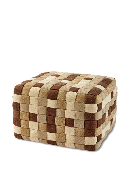  Polspotten Medium Weave Pouf Stool - Brown 