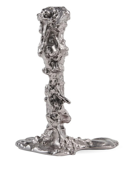  Polspotten Sculptural Candlestick Holder - Silver 