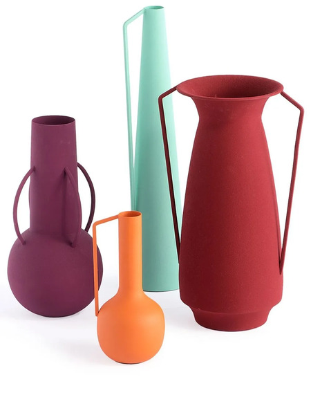  Polspotten Set Of Four Roman Vases - Multicolour 