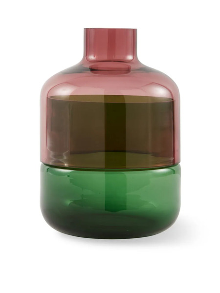  Polspotten Stacked Glass Vase - Green 