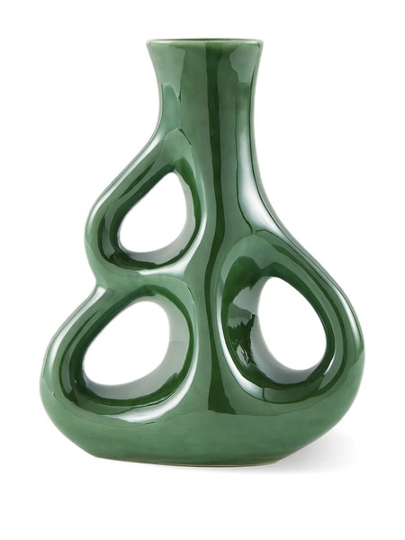  Polspotten Three Ears Vase (21cm X 9cm) - Green 