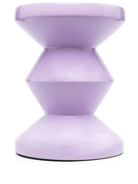  Polspotten Zig Zag Lacquered Stool - Purple 