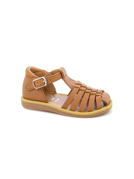  Pom D'api Caged Leather Sandals - Brown 