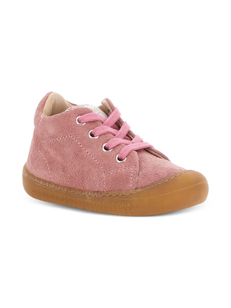  Pom D’api Kids Low-top Suede Sneakers - Pink 