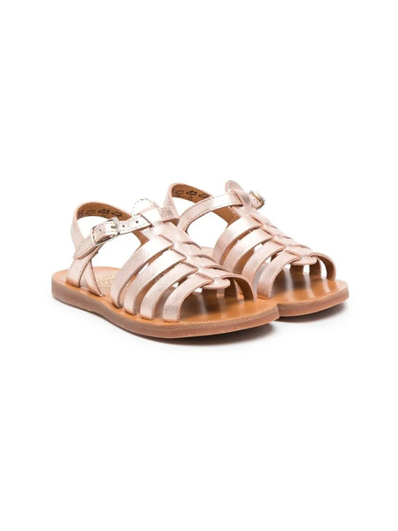  Pom D'api Plagette Strap Sandals - Pink 