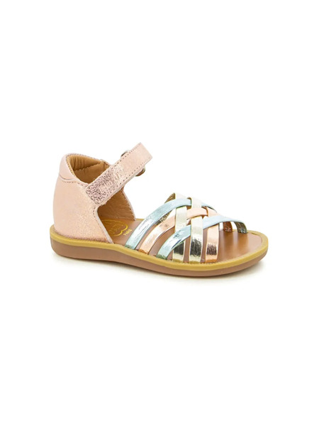  Pom D'api Poppy Lux Leather Sandals - Pink 