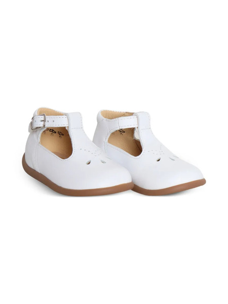  Pom D'api T-bar Leather Sandals - White 