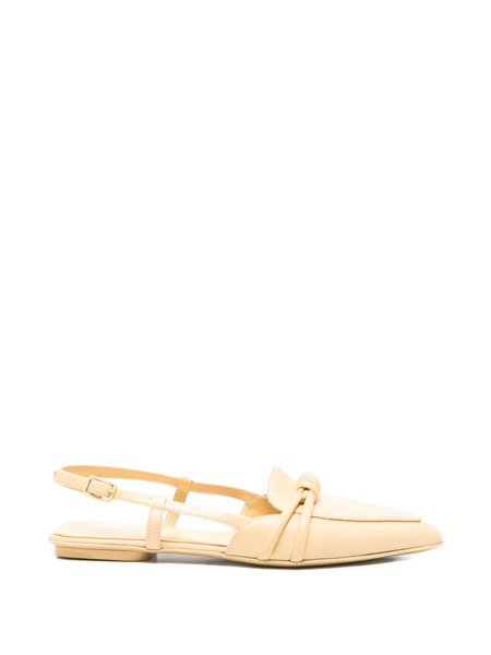  Pomme D´or Anya Slingback Flat Pumps - Yellow 