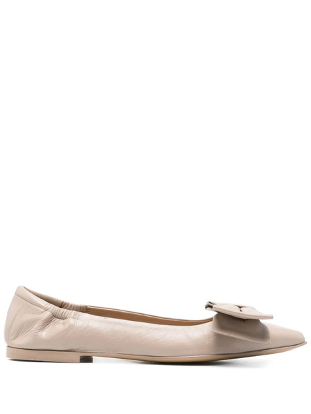  Pomme D´or Bow-detail Ballerina Flats - Neutrals 
