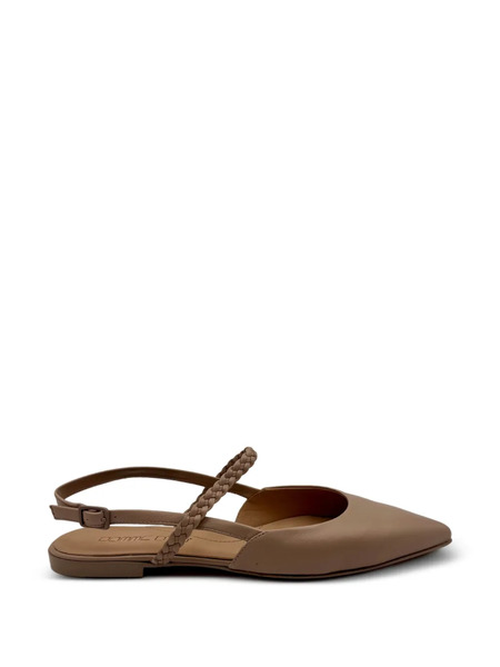  Pomme D´or Braid-detail Flat Pumps - Neutrals 