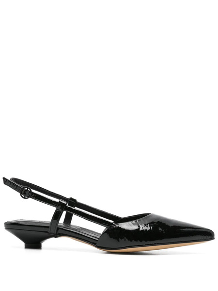  Pomme D´or Leather Ballet Flats - Black 