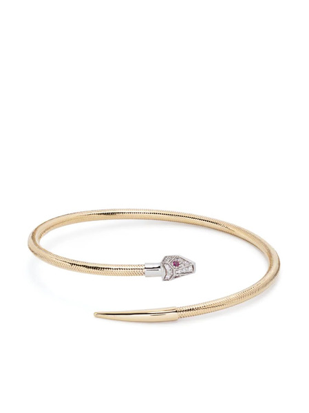  Ponte Vecchio 18kt Yellow Gold Nobile Diamond And Ruby Bracelet 