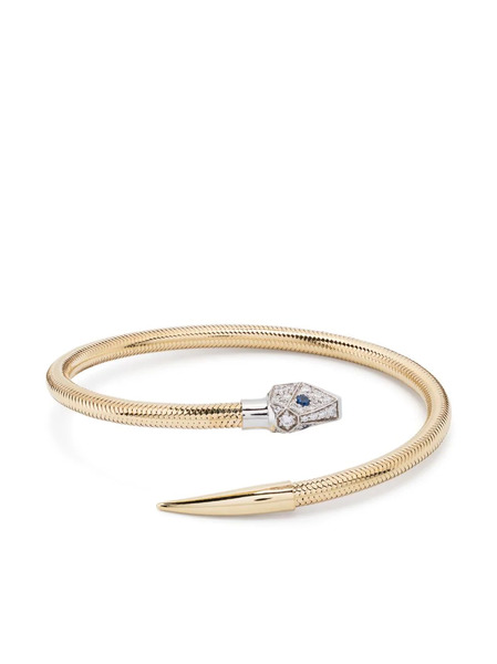  Ponte Vecchio 18kt Yellow Gold Nobile Diamond And Sapphire Bracelet 