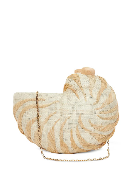  Poolside Anna Chain Clutch - Neutrals 